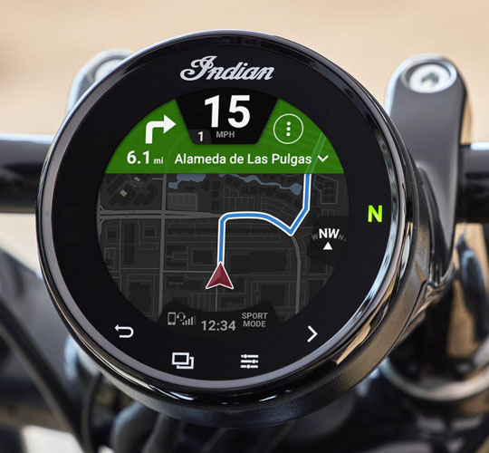 4" Ride Command pekskärm